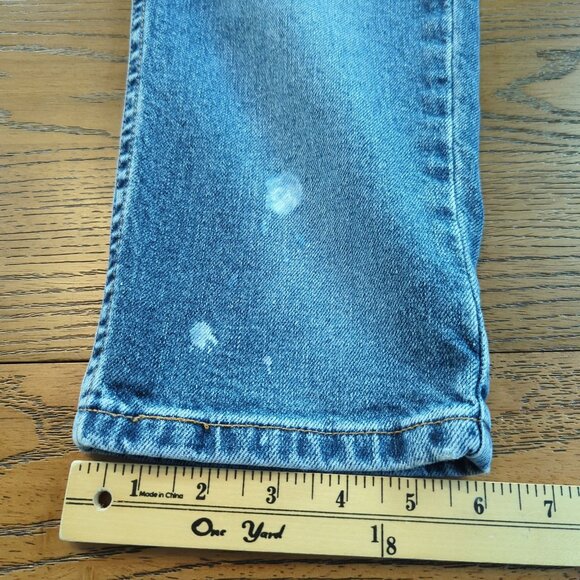 Vintage Levi’s 512 Women’s Jeans Sz 16 Slim Fit Tapered Leg Blue Denim USA Made - Picture 13 of 15